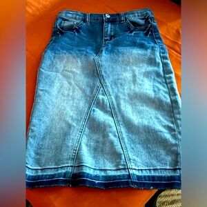 Rockids jean skirt gently used